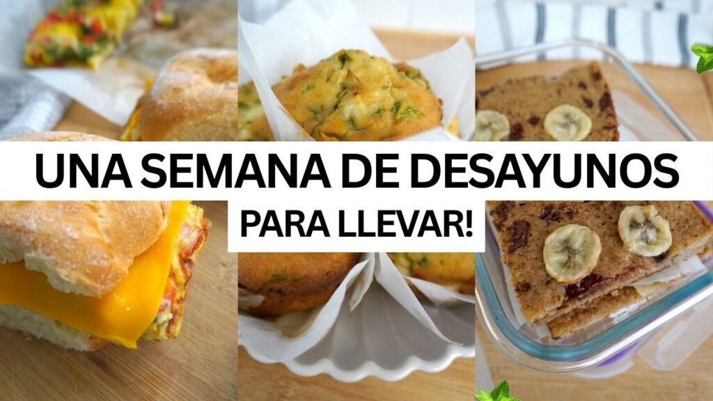 Meal prep estilo Estados Unidos para llevar al trabajo