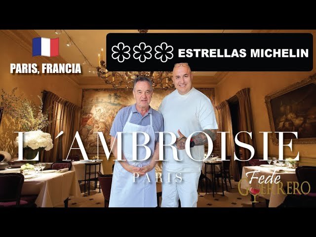 Restaurantes con estrella michelin en París