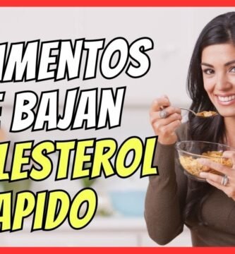 Alimentos que ayudan a bajar el colesterol