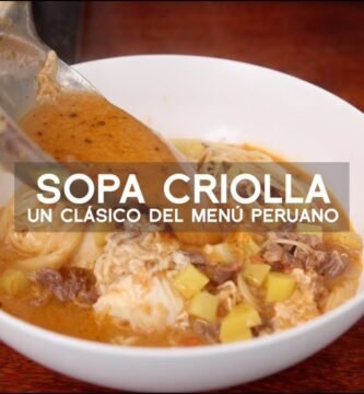 Cómo hacer sopa criolla con poco presupuesto