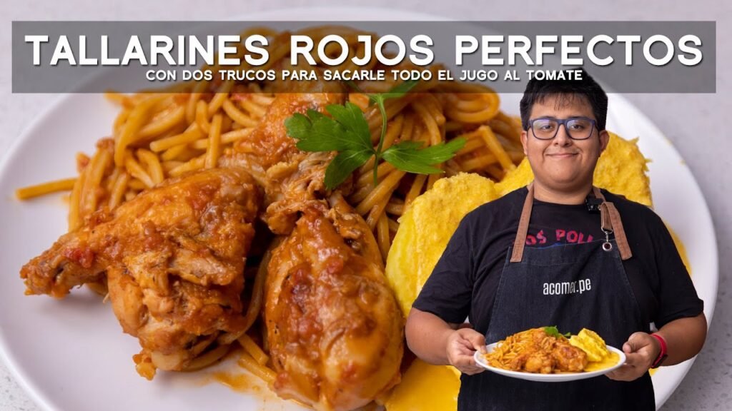 Cómo hacer tallarines rojos con poco presupuesto