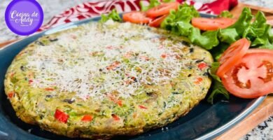 Cómo hacer tortilla de verduras con poco presupuesto