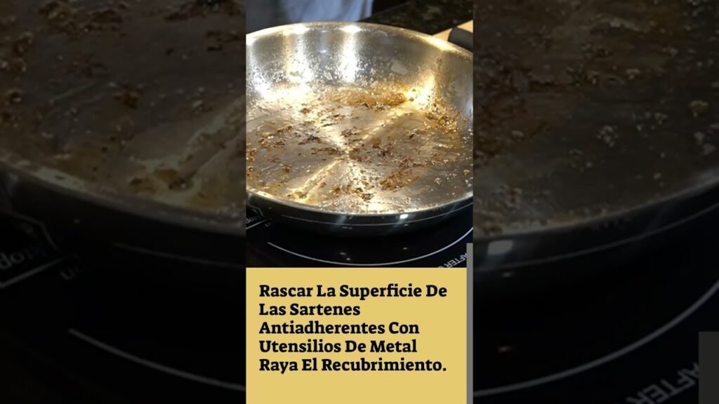 Errores comunes al usar sartén antiadherente