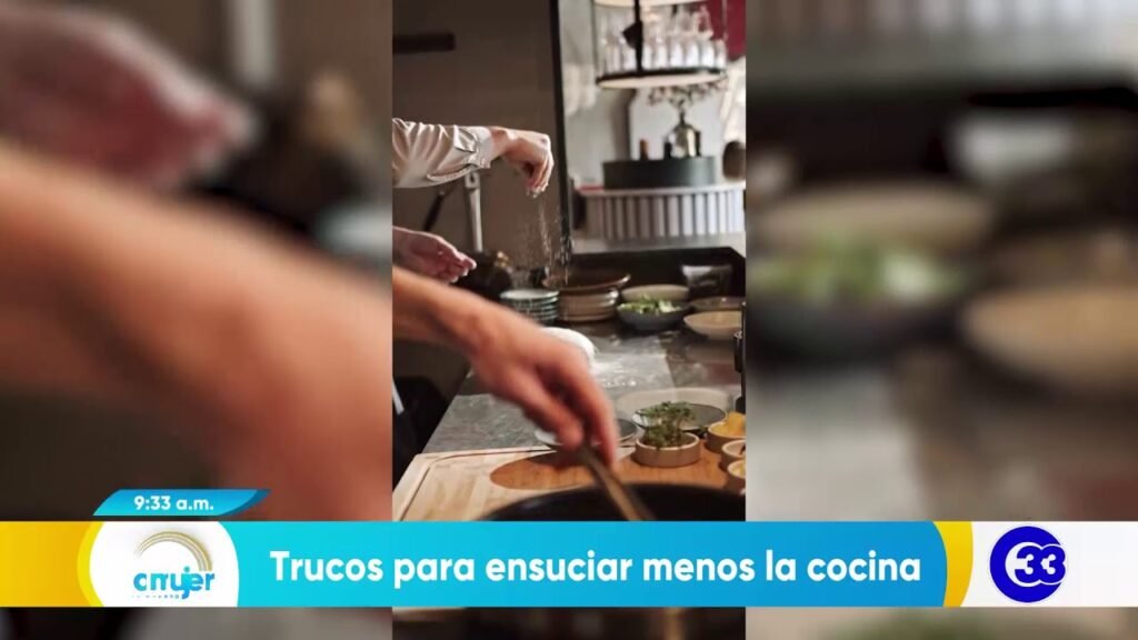 Tips para no ensuciar tanto para quienes recién comienzan en la cocina