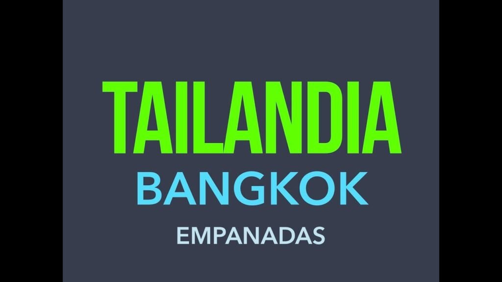 ¿Cómo se hace el empanadas típico de Tailandia?