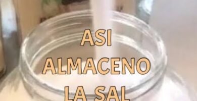 ¿Cuál es la mejor forma de conservar la sal?