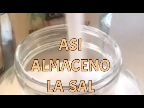 ¿Cuál es la mejor forma de conservar la sal?