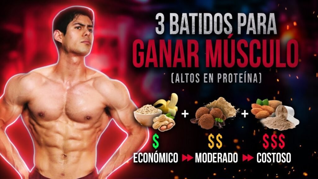 ¿Cuáles son los mejores ingredientes para subir masa muscular?