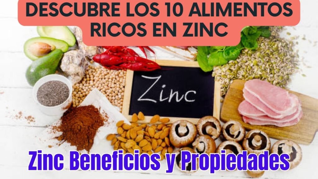 Beneficios de una dieta rica en zinc