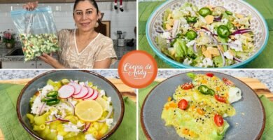 Ejemplos de comidas saludables para toda la semana