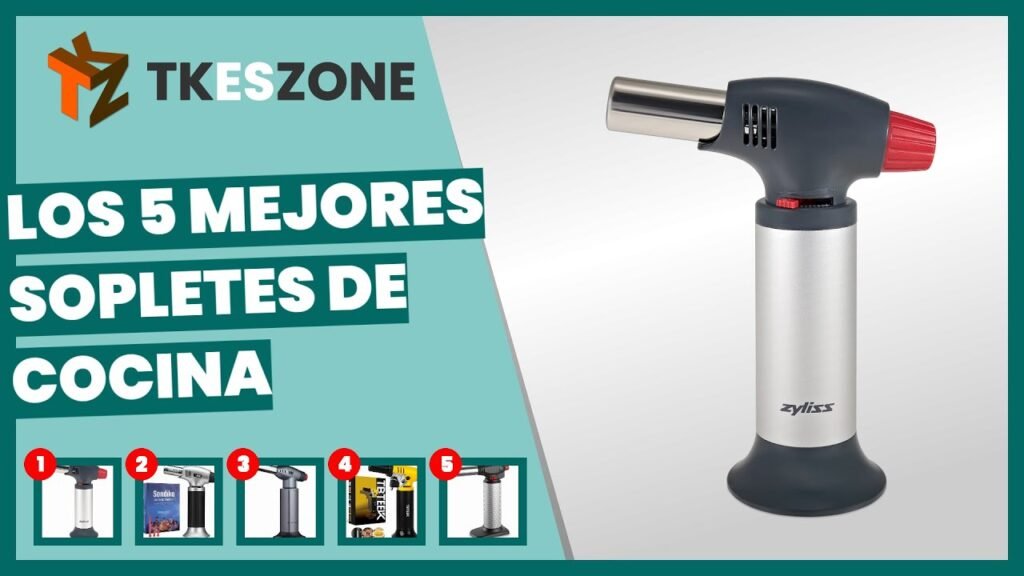 Guía completa para elegir soplete de cocina