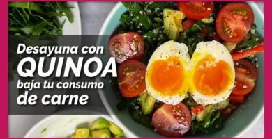 Menú del día barato: ensalada de quinua con huevos