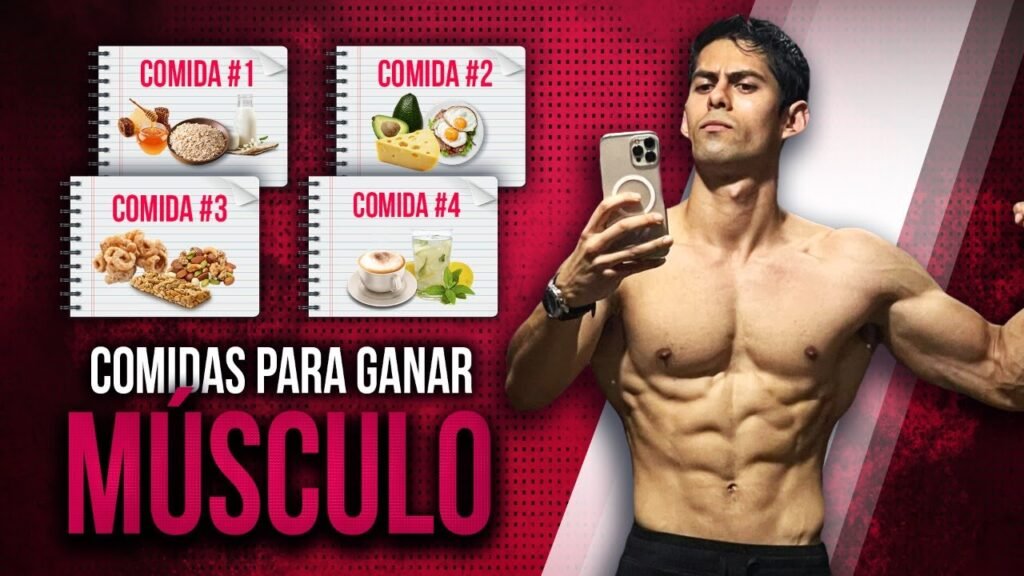 Menú semanal para personas que buscan ganar masa muscular