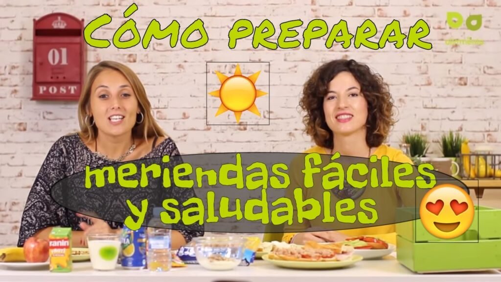 Recetas fáciles de merienda saludables