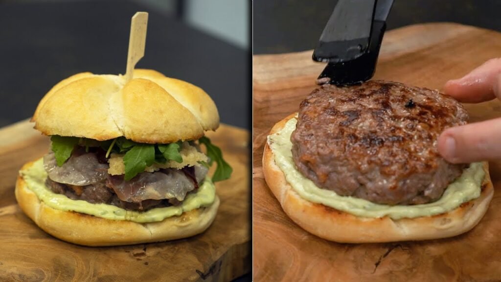 ¿Cómo se hace el hamburguesa típico de Italia?