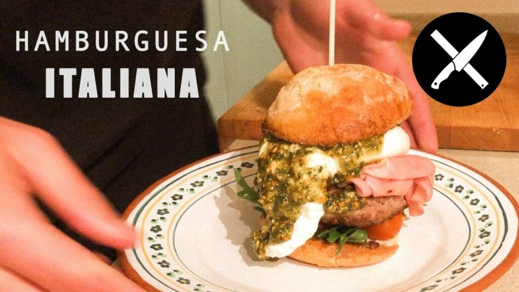 ¿Qué lleva el auténtico hamburguesa de Italia?