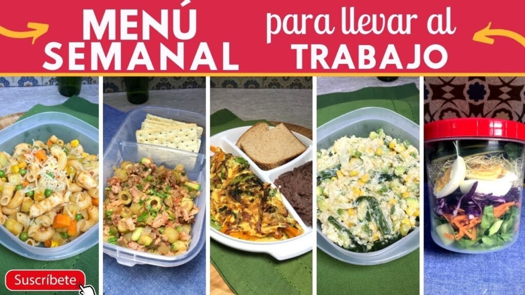 Comidas rápidas para llevar al trabajo sin complicaciones