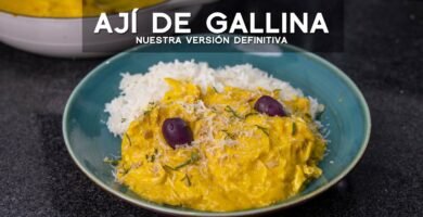Menú del día barato: ají de gallina con papas