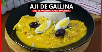 Menú del día barato: ají de gallina con fideos