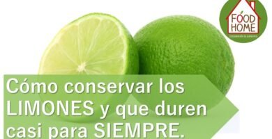 ¿Cuál es la mejor forma de conservar la limón?