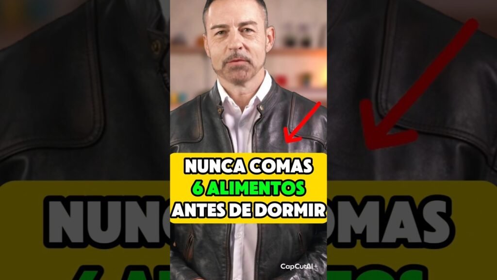 ¿Qué comer antes de una reunión importante? antes de dormir