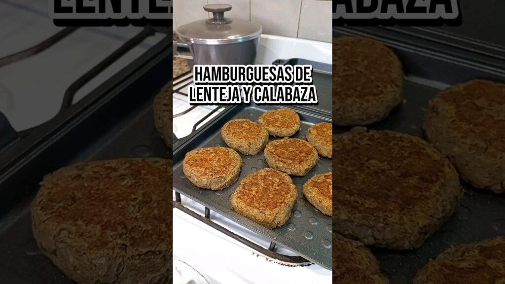 Menú del día barato: hamburguesas caseras con zapallo