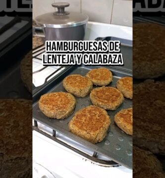 Menú del día barato: hamburguesas caseras con zapallo