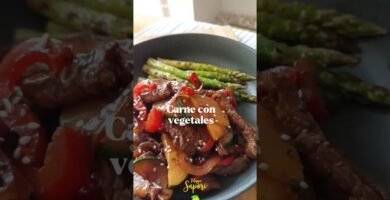 Menú del día barato: lomo saltado con verduras congeladas