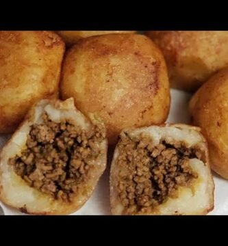 Menú del día barato: papa rellena con harina