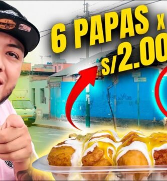 Menú del día barato: papa rellena con plátano
