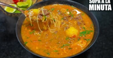 Menú del día barato: sopa criolla con zapallo