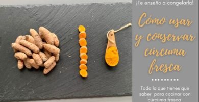 ¿Cuál es la mejor forma de conservar la curcuma?