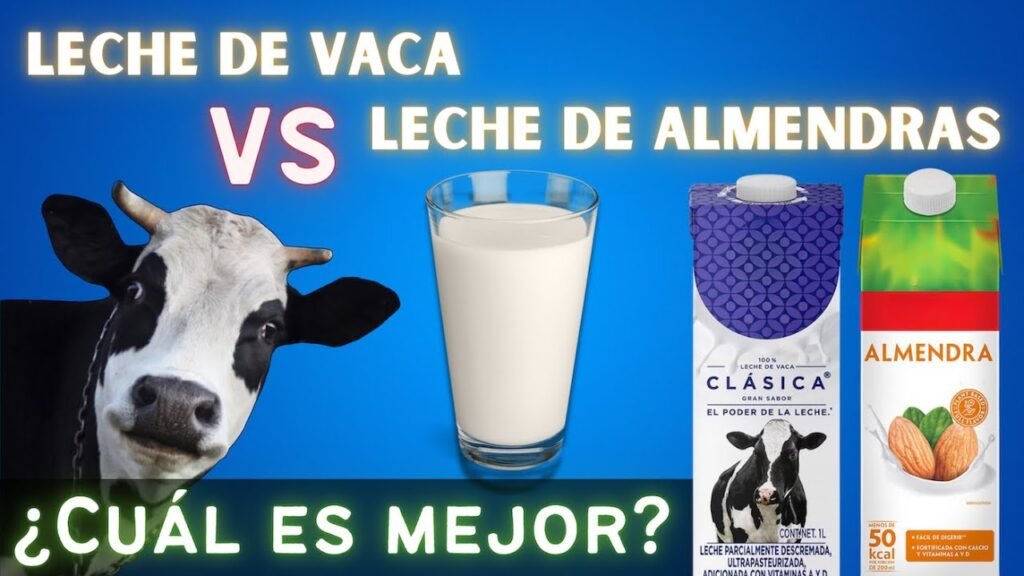 Comparación entre leche de almendras y leche de almendras ¿cuál es mejor?