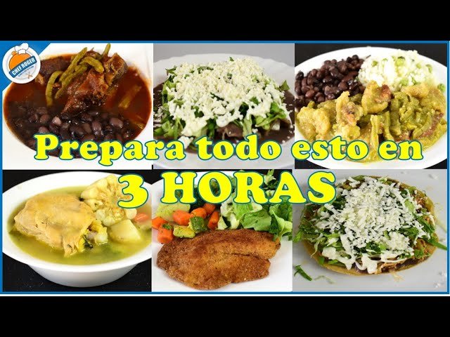 Meal prep estilo México para llevar al trabajo