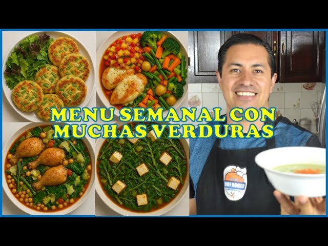 Menú semanal con influencia de Brasil para tener más energía