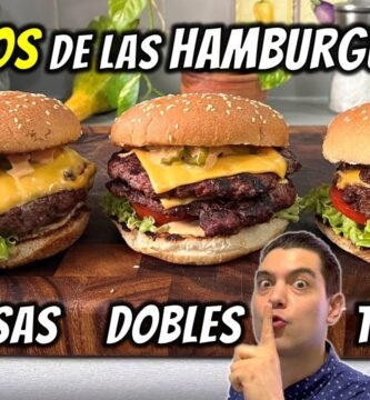 Cómo lograr un mejor sabor al emplatar hamburguesas