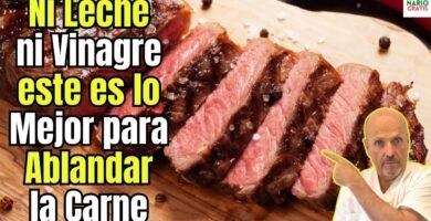 Comparativa entre vinagre y carnes en la cocina