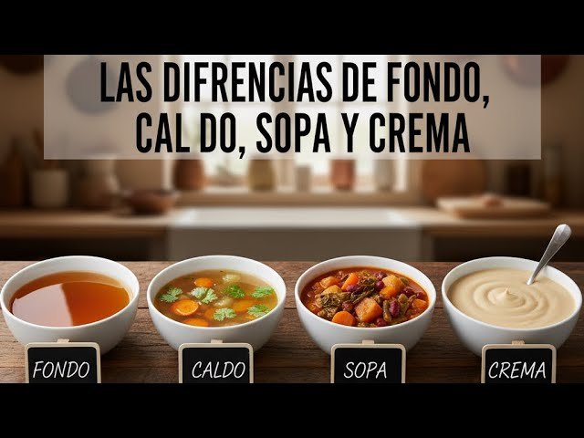 Diferencias entre sopas y salsas en la técnica culinaria