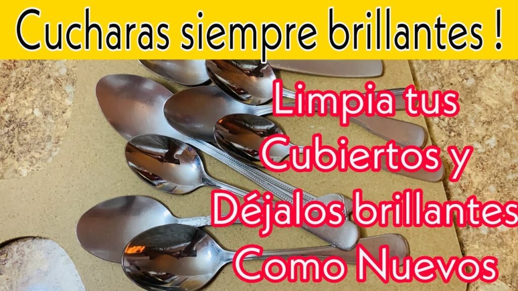 Cómo limpiar correctamente un cubiertos