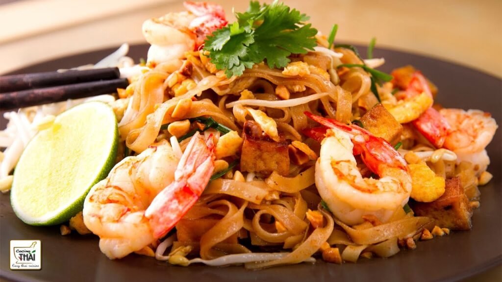 Receta tradicional de pad thai de Estados Unidos paso a paso