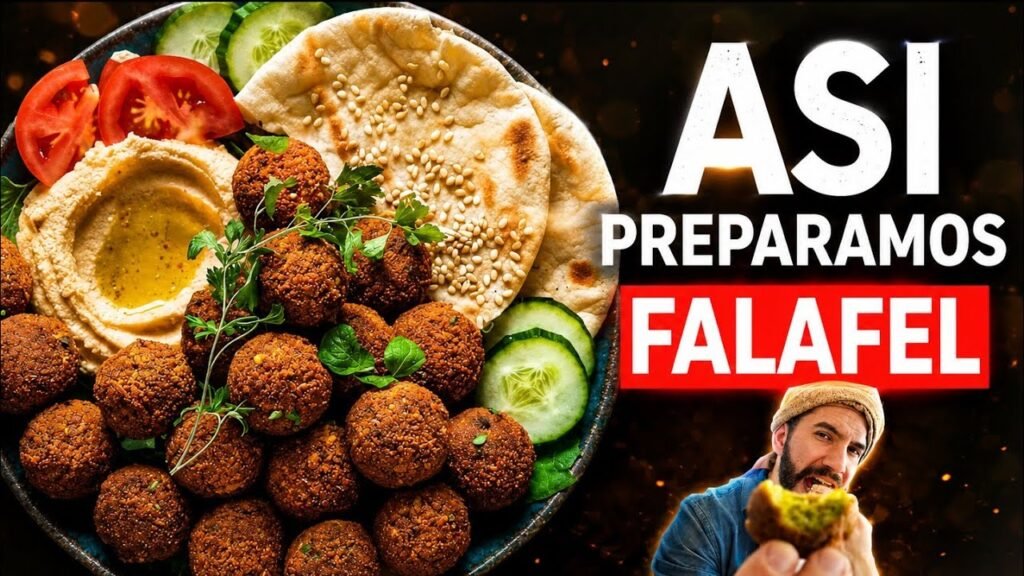¿Cómo se hace el falafel típico de Colombia?